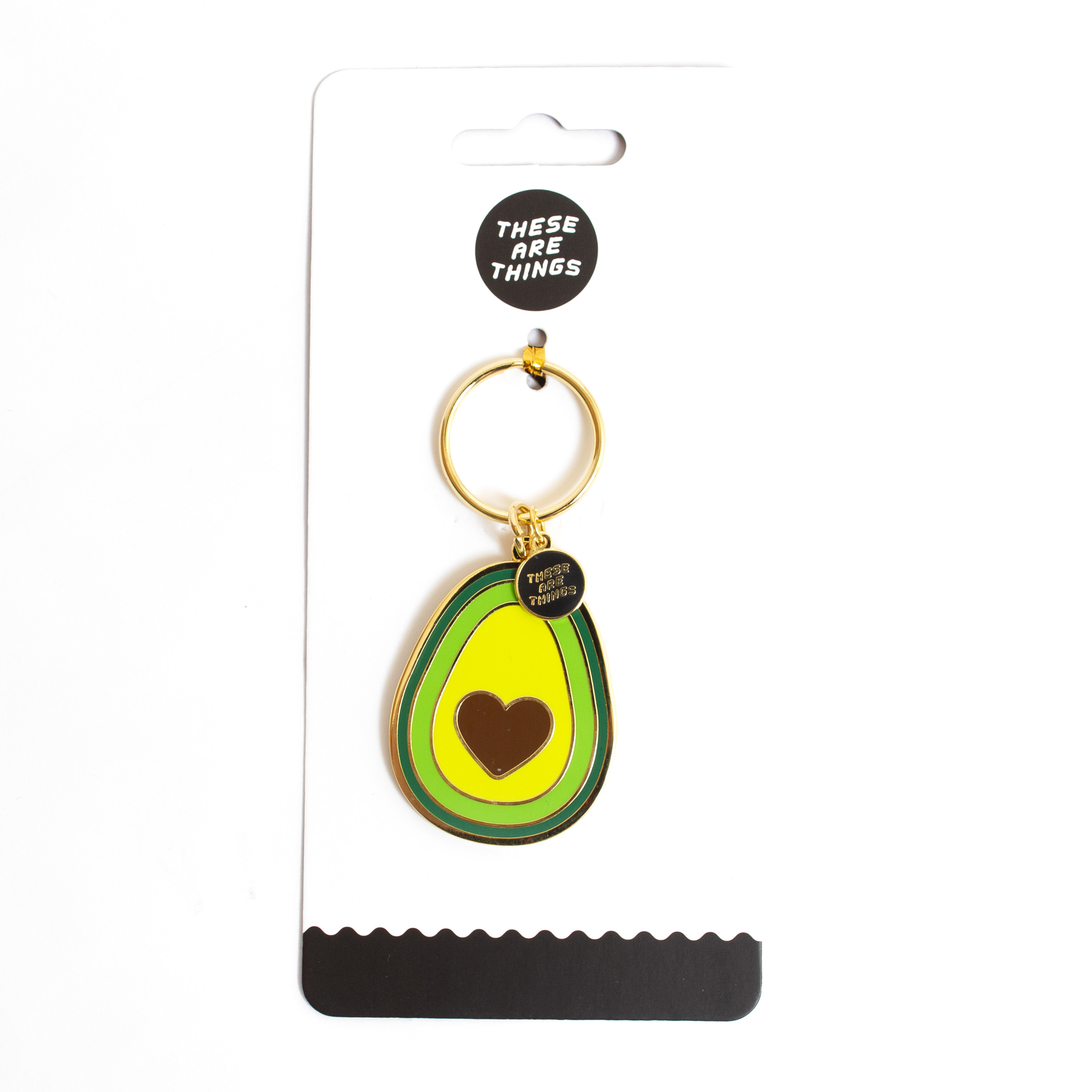 These Are Things, Enamel, Keychain, Avocado